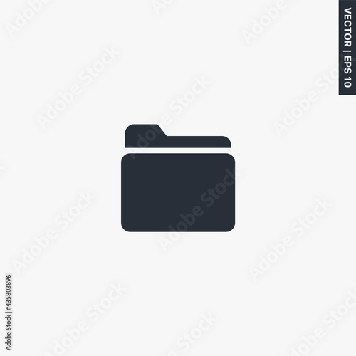 Folder, premium quality flat icon