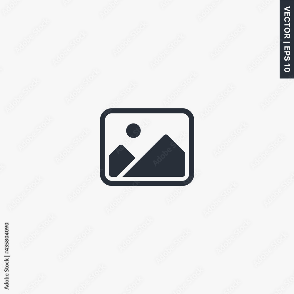 Image, picture, premium quality flat icon Image, picture, premium quality flat icon
