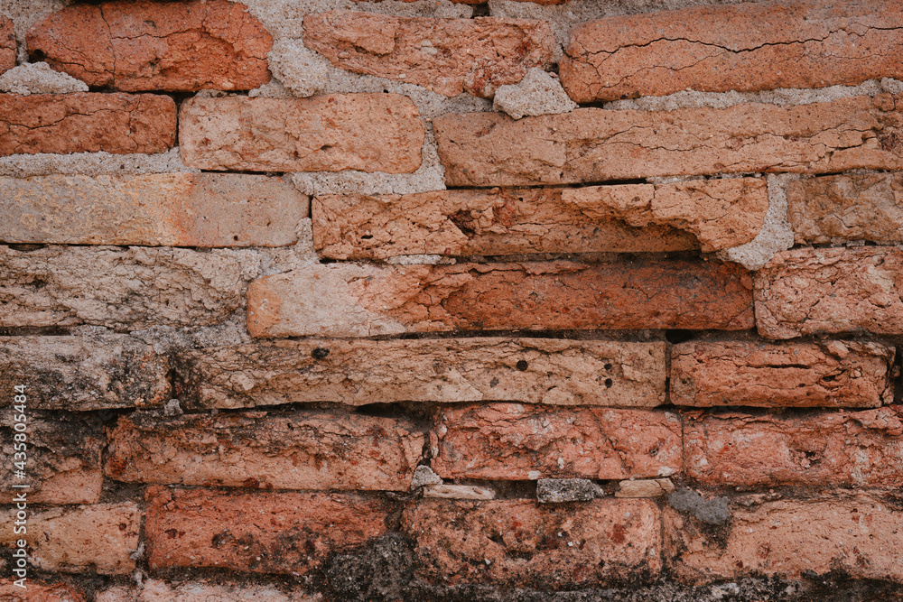 red brick wall