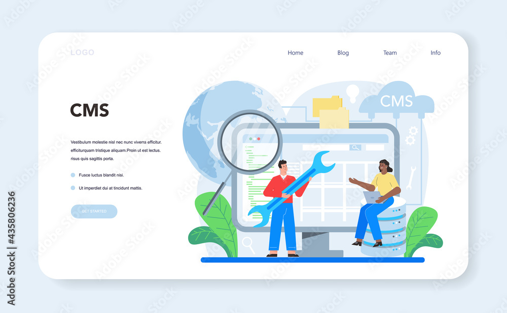 CMS. Content management system. Creation and modification of digital CMS. Content management system. Creation and modification of digital