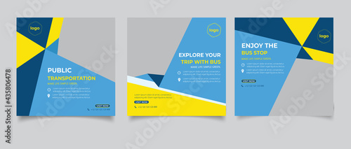 Instagram posts collection for public transportation