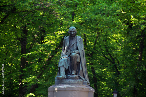 Monument to Nikolai Vasilievich Gogol, Ukraine, Poltava,