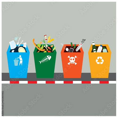 garbage bin