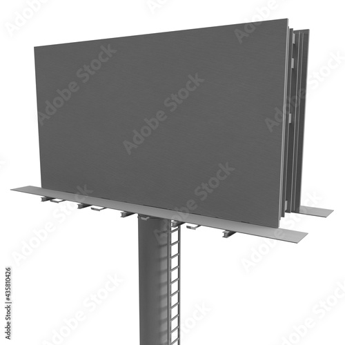 Blank billboard with spotlight photo