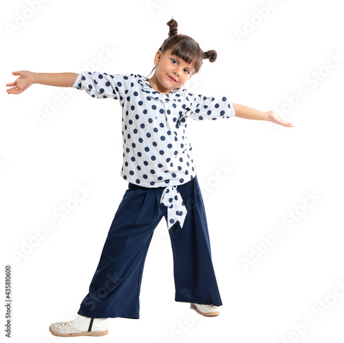 child playing with airplane