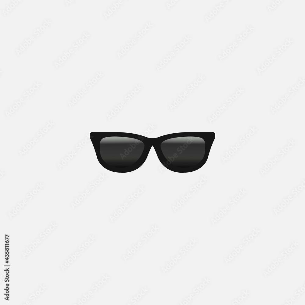 Sunglasses emoji social media icon isolated on background. Emoticon symbol modern, simple, vector, icon for website design, mobile app, ui. Vector Illustration Sunglasses emoji social media icon isolated on background. Emoticon symbol modern, simple, vector, icon for website design, mobile app, ui. Vector Illustration