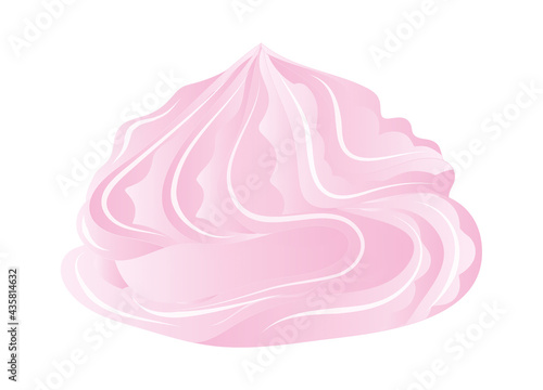 zartes rosa Frosting zum garnieren - süße Creme