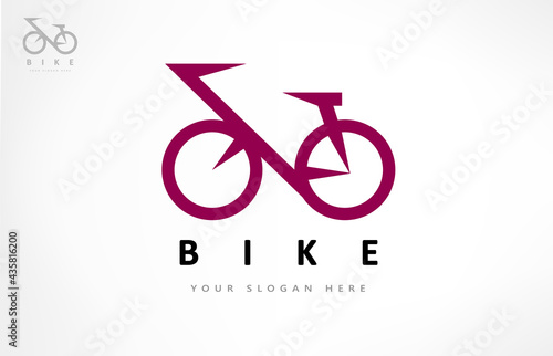 Bike logo vector. Transport illustration.