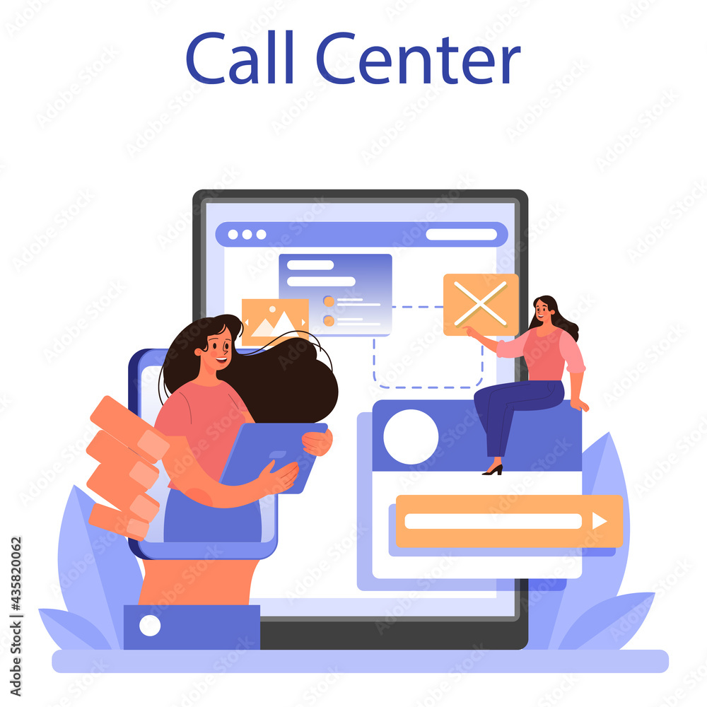 Website technical support online service or platform. Web page Website technical support online service or platform. Web page