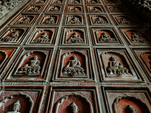 Ming dynasty-era Buddhist temple of Wisdom Attained in Beijing, China photo