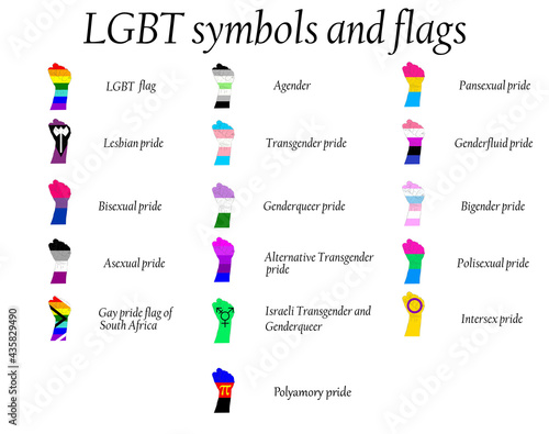 LGBT pride flag, rainbow flag background. Multicolored peace flag movement. Original colors symbol.