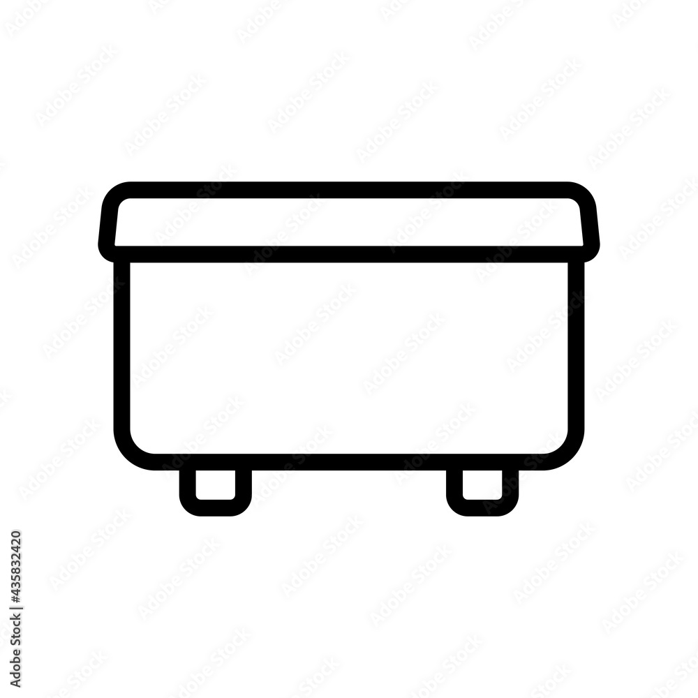 Furniture line icon. Home interior. simple illustration. Editable stroke. Design template vector Furniture line icon. Home interior. simple illustration. Editable stroke. Design template vector