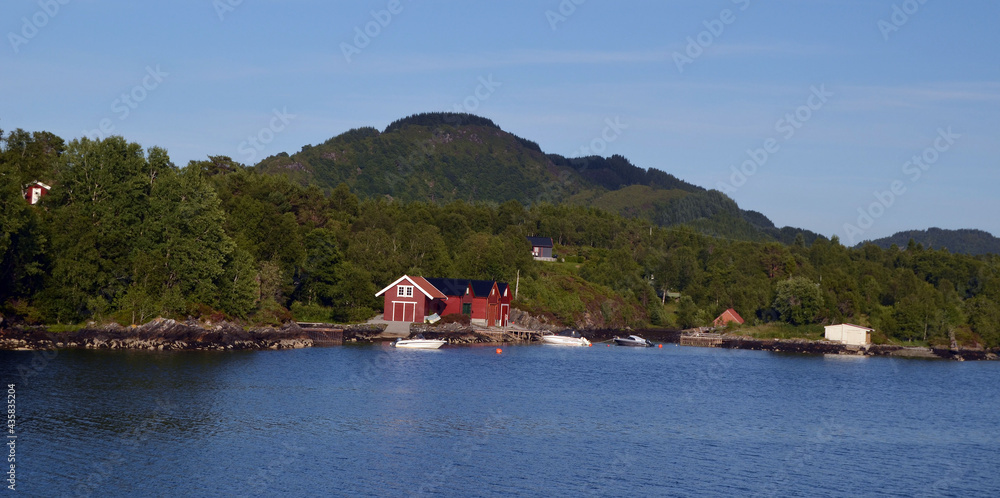 View from the board of Flam - Bergen ferry. Sognefjord, Norway, Scandinavia. Tourism and travel. View from the board of Flam - Bergen ferry. Sognefjord, Norway, Scandinavia. Tourism and travel.