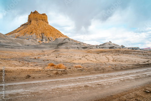 Amazing panoramic landscape in Utah  rocky landscape in Alstrom Point  USA
