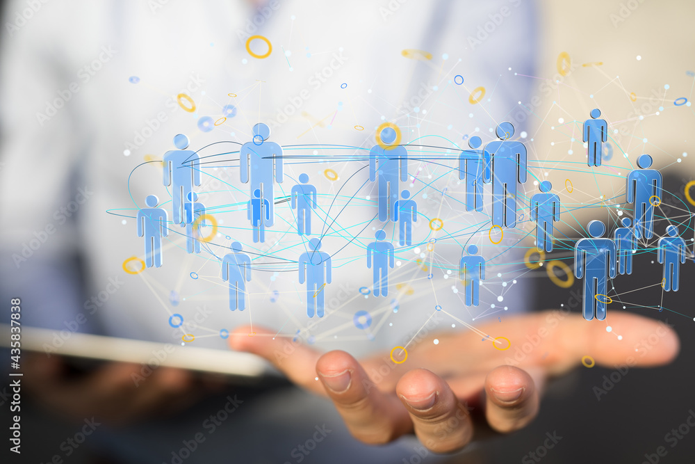 Unity group and teamwork concept