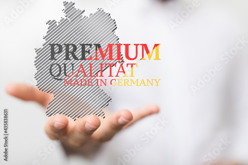 germany map digital outline...