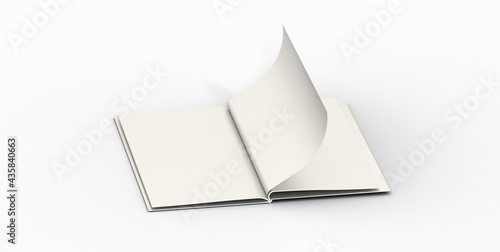 Mock up of a floating book ...