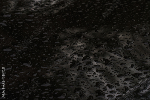 water drops on the window