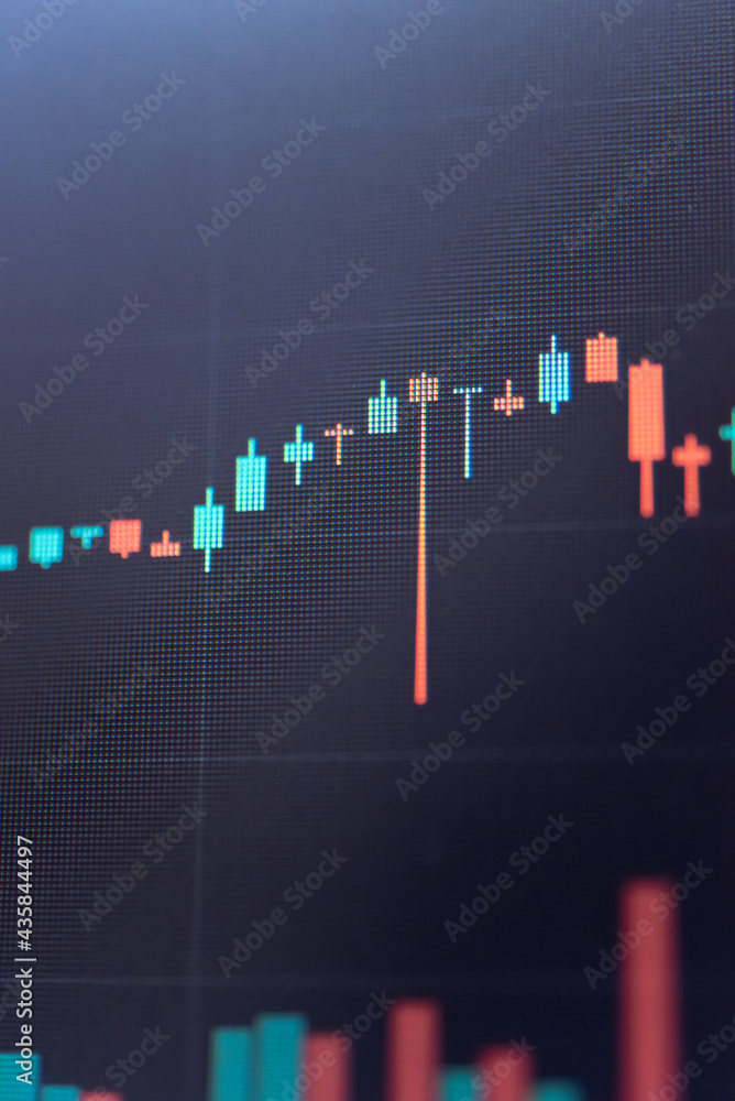 Obraz premium Business graph background: Analysis business accounting on info sheets. Businessman hand working on analyzing investment charts for Gold market, Forex market and Crude oil trading market.