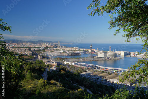 A panoramic view of the majestic beauty of Spain in an early summer morning