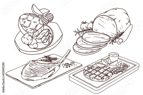 Beef Collection, steak, roasted beef, tomahawk