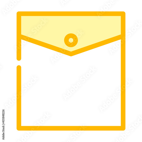 inside pocket color icon vector. inside pocket sign. isolated symbol illustration