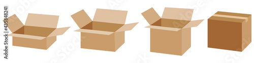 delivery box , icons vector set
