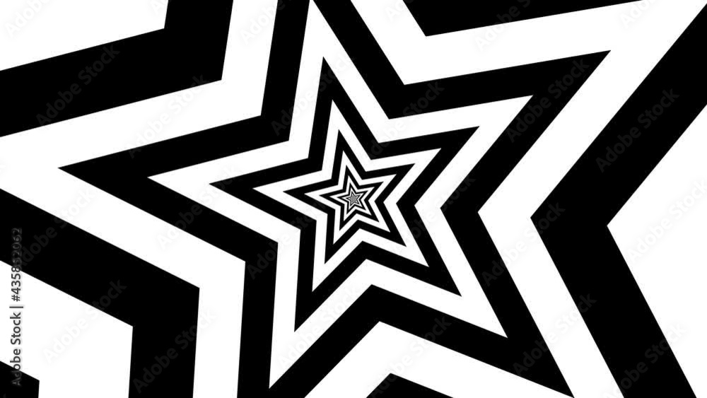 Shape flat seamless black white looped background Shape flat seamless black white looped background