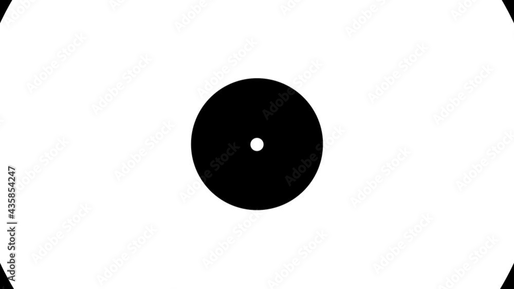 Shape flat seamless black white looped background Shape flat seamless black white looped background