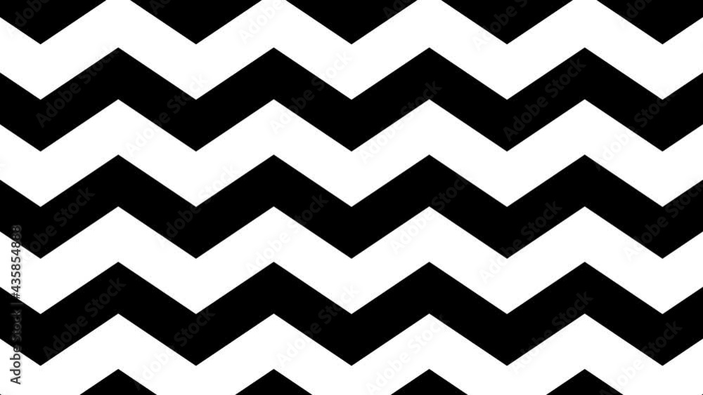 Shape flat seamless black white looped background Shape flat seamless black white looped background