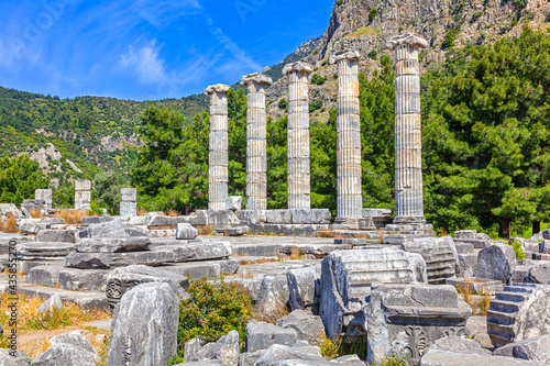 Priene Ruins, temple of Atina, Turkey