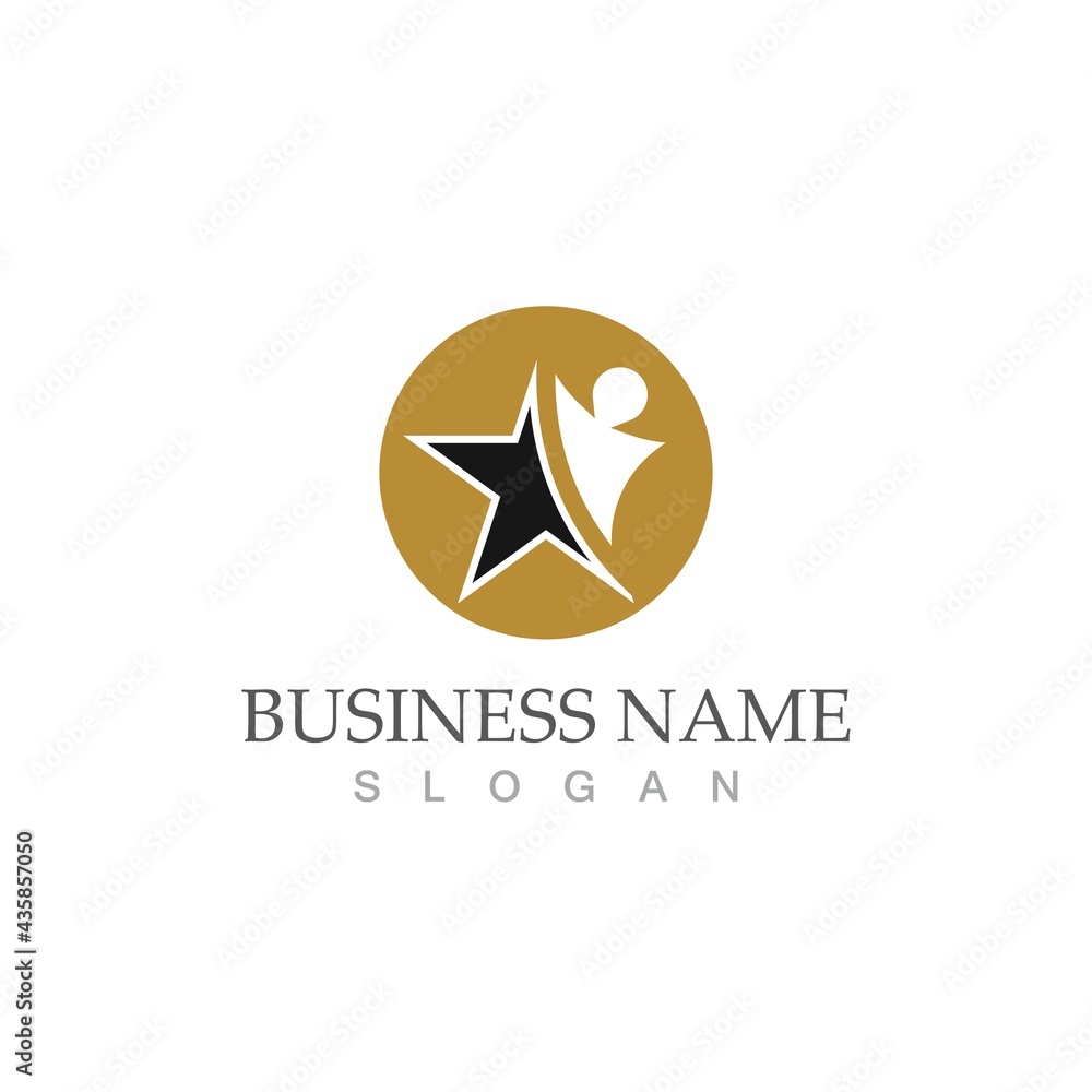 Fototapeta premium Star icon Template