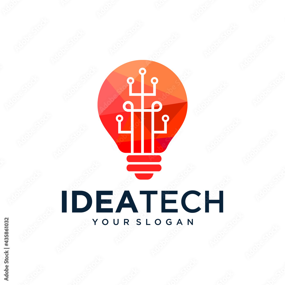 Creative Bulb Technology Logo Vector Template
Creative Bulb Technology Logo Vector Template
