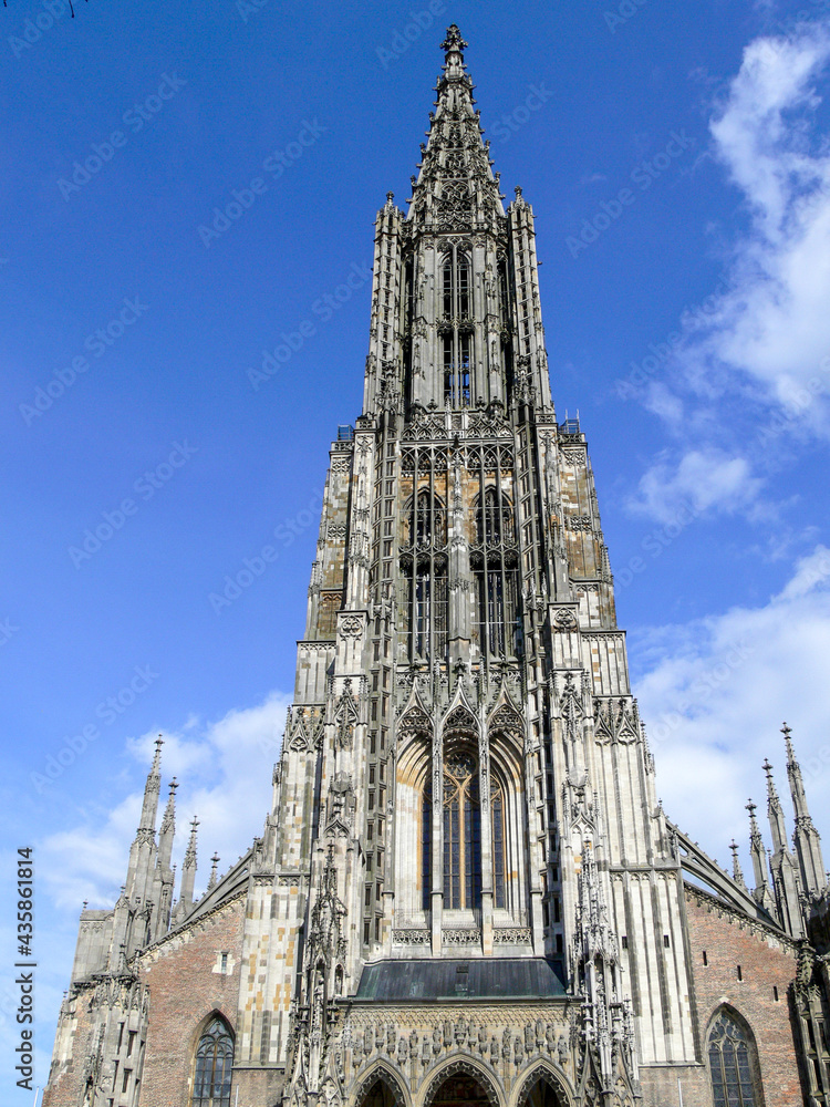 The Ulm Minster is the largest Protestant church in Germany