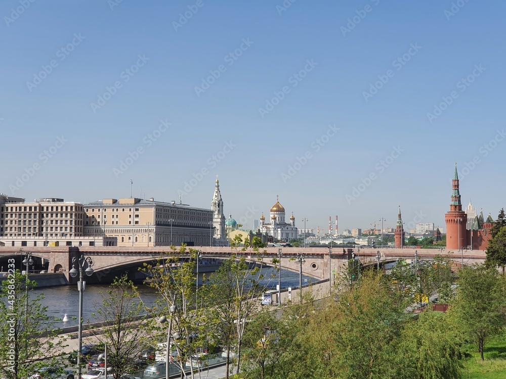 panorama view in Moscow Kremlin
