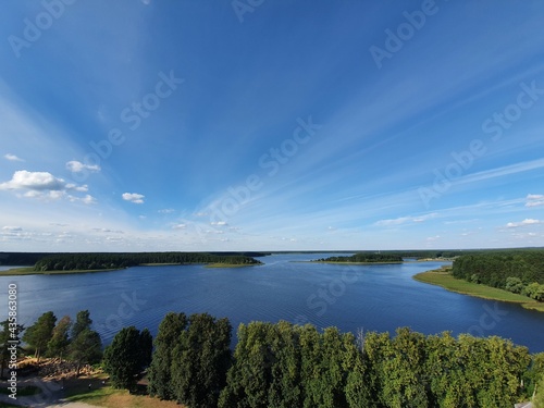 panoramic view of the lake Seliger