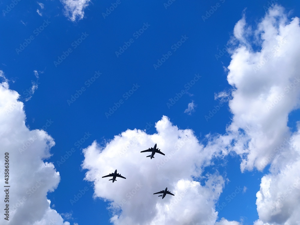 Fototapeta premium airplane in the sky