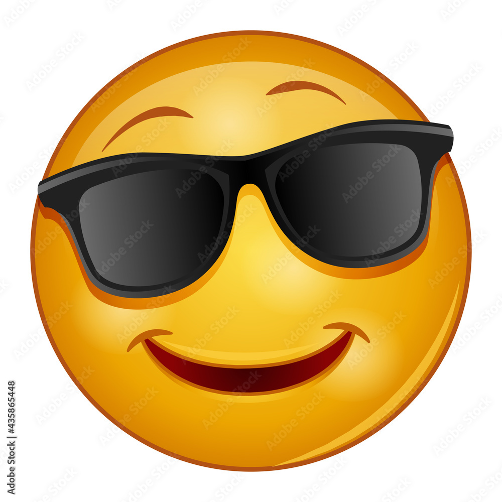 Gradient style emoji smile. Gradient style emoji smile.