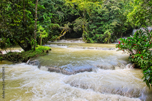 The Dunns's River Falls in Jamaica in the Dunn's River Falls Park photo