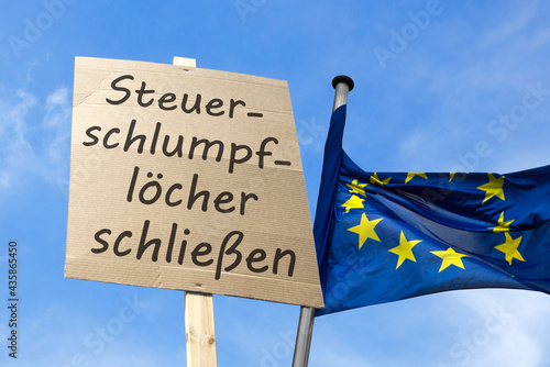 Fotografie Steuerschlumpflöcher schließen, EU