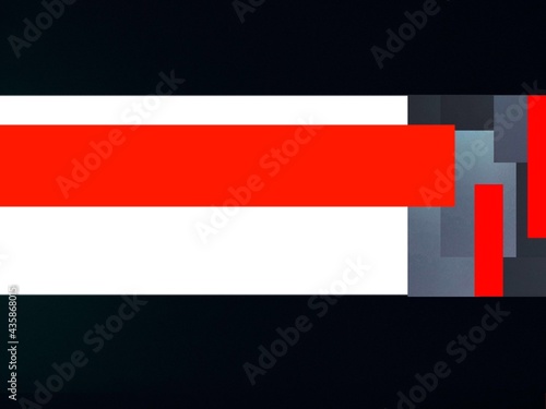red and black 3d abstract geometric colorful stylish business concept background web template banner graphic presentation corporate identity branding design 