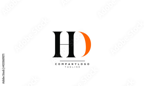 Alphabet letters Initials Monogram logo HD, HD INITIAL, HD letter