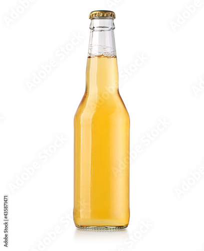 golden beer bottle
