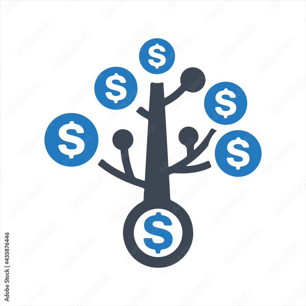 Money investment icon, vector and glyph
Money investment icon, vector and glyph