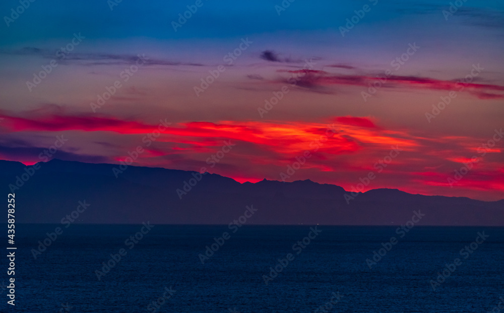 Abstract sunset background texture 
