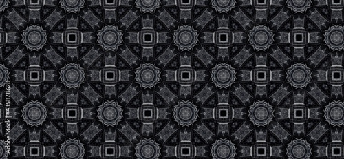 pattern, seamless, texture, wallpaper, decoration, ornament, art, design, floral, vector, vintage, flower, decor, fabric, illustration, old, tile, textile, style, element, black, arabic, circle, retro