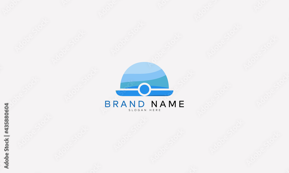 Fototapeta premium Initial D Logo Illustration Rainbow Gradient Colorful Style.