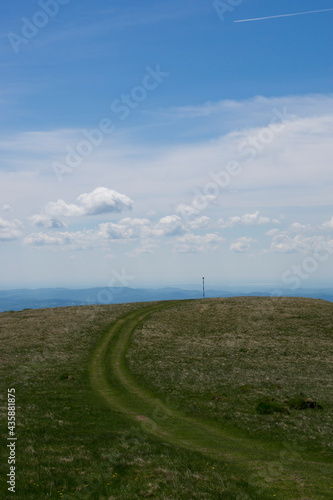 Trail on  the mountain