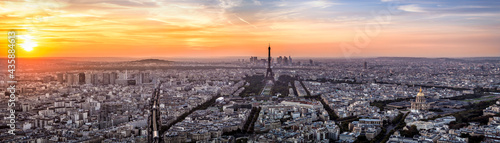 Paris Sunset Panorama