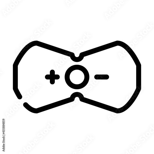 stimulant for press line icon vector. stimulant for press sign. isolated contour symbol black illustration
